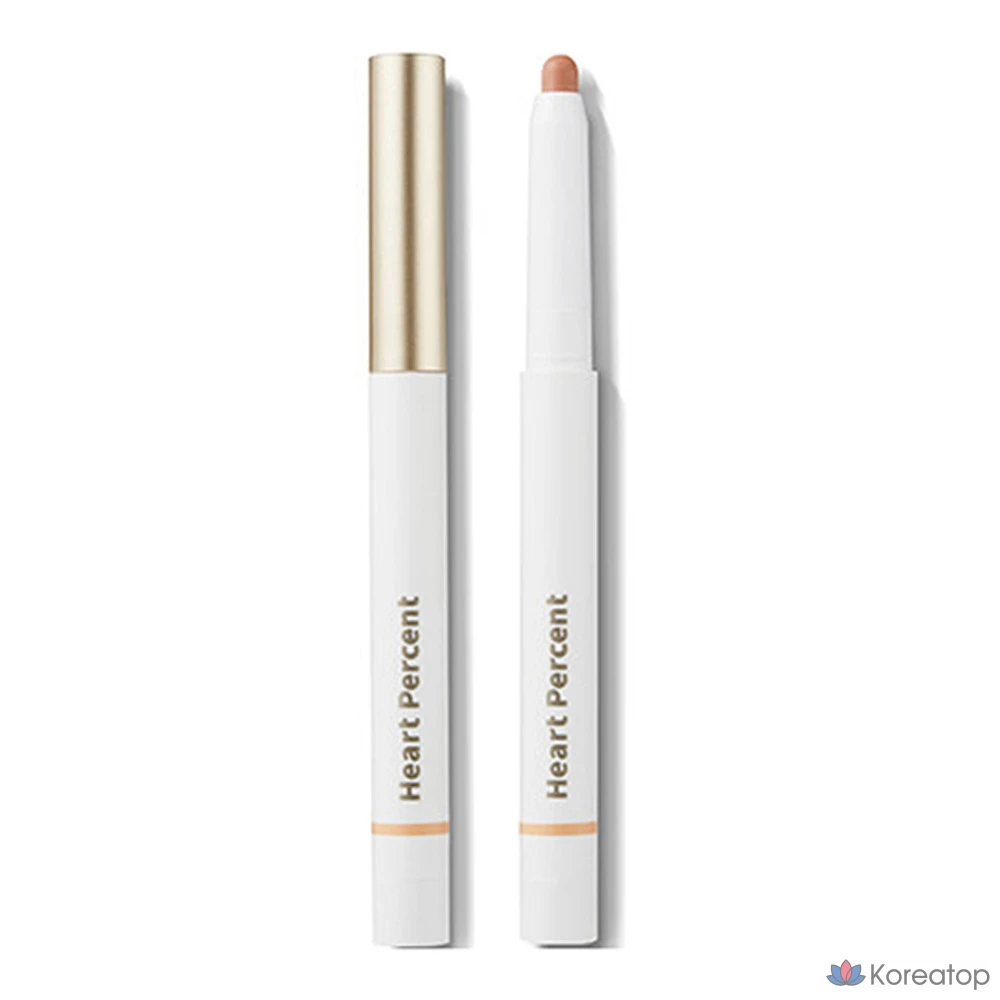 Тинт для губ Heart Percent Dot On Mood Lip Pencil, оттенок 01 Peach Beige, 0.8 г, 1 шт.