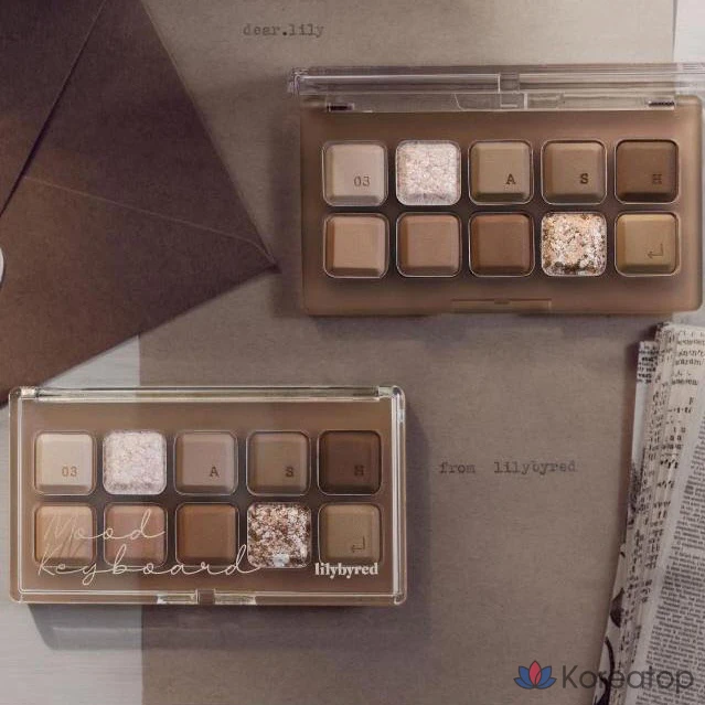 Палетка теней для век Lilybyred Mood Keyboard Eye Palette, оттенок 01, 10.5 г, 1 шт., фото 8