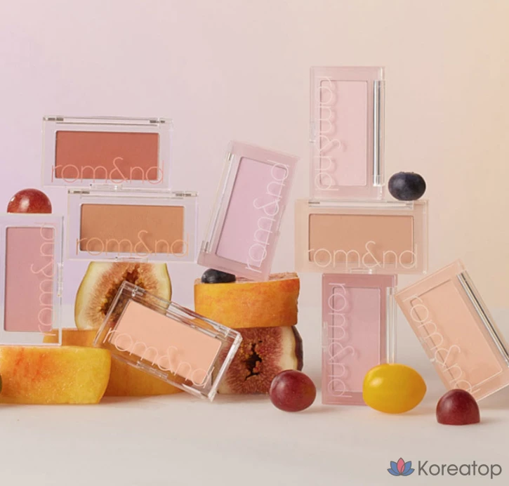 Пудра для щёк ROM&ND Better Than Cheek, оттенок W2 Strawberry Milk, 4 г, 1 шт., фото 5