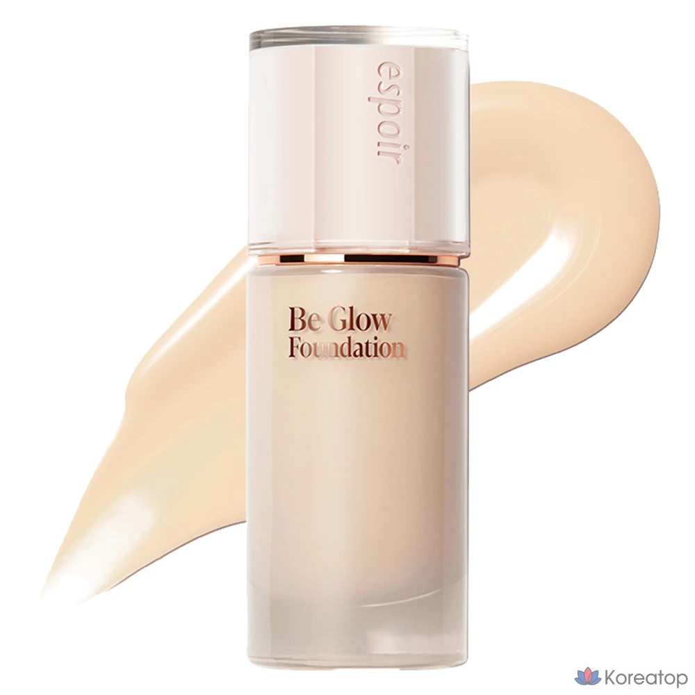Тонер Espoir Be Glow Foundation SPF27 PA++, оттенок 21N Neutral Ivory, 30 г, 1 шт.