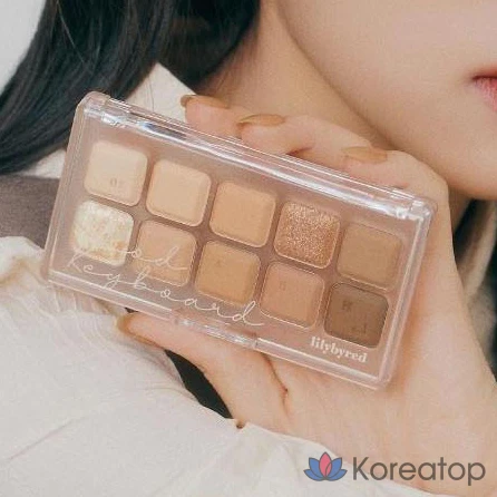 Палетка теней для век Lilybyred Mood Keyboard Eye Palette, оттенок 01, 10.5 г, 1 шт., фото 10