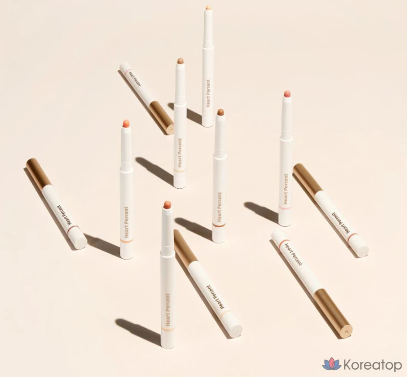 Тинт для губ Heart Percent Dot On Mood Lip Pencil, оттенок 01 Peach Beige, 0.8 г, 1 шт., фото 5