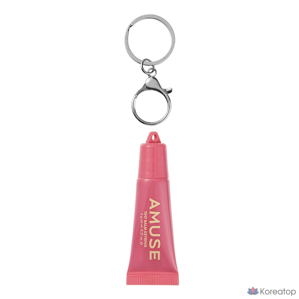 Бальзам для губ AMUSE Tint Keyring Lip Balm, оттенок 05 Rose Me, 6 г, 1 шт.