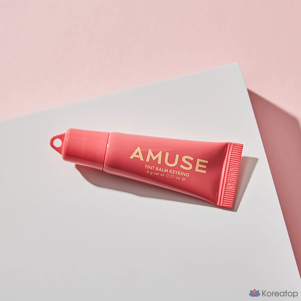 Бальзам для губ AMUSE Tint Keyring Lip Balm, оттенок 05 Rose Me, 6 г, 1 шт., фото 2
