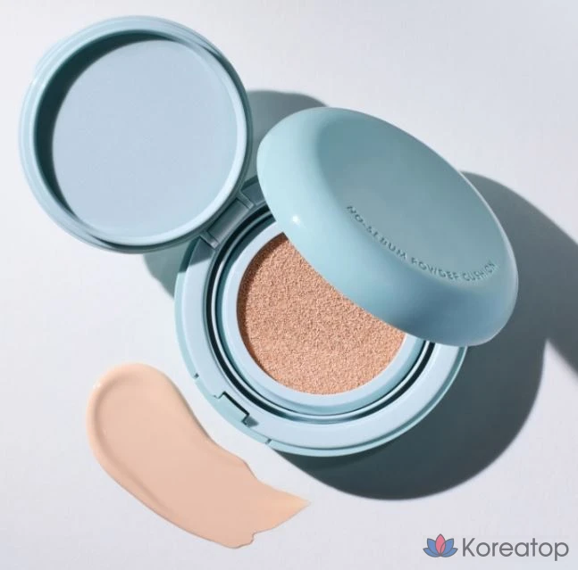 Кушон-пудра Innisfree No Sebum Powder Cushion Refill SPF35 PA++, оттенок 17N Ivory, 14 г, 1 шт., фото 3