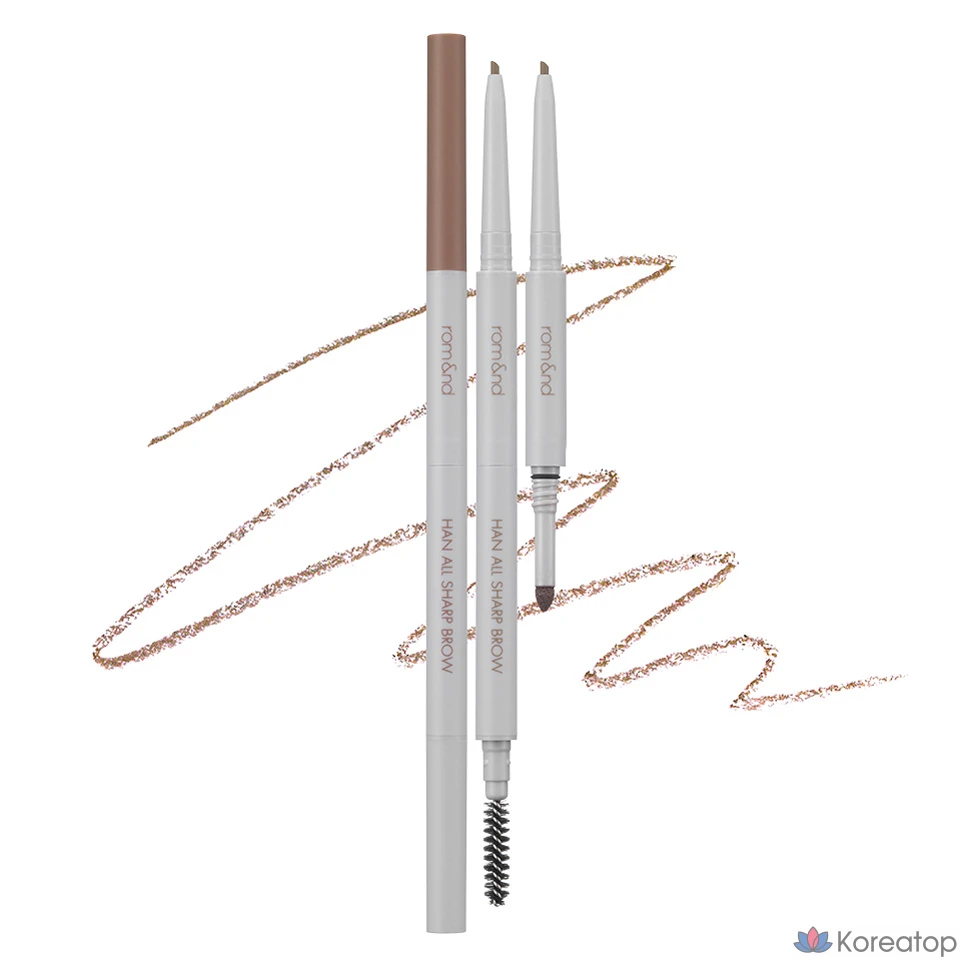 Карандаш для бровей ROM&ND Hanall Sharp Brow, оттенок W3 Merry Blondie, 1 шт.