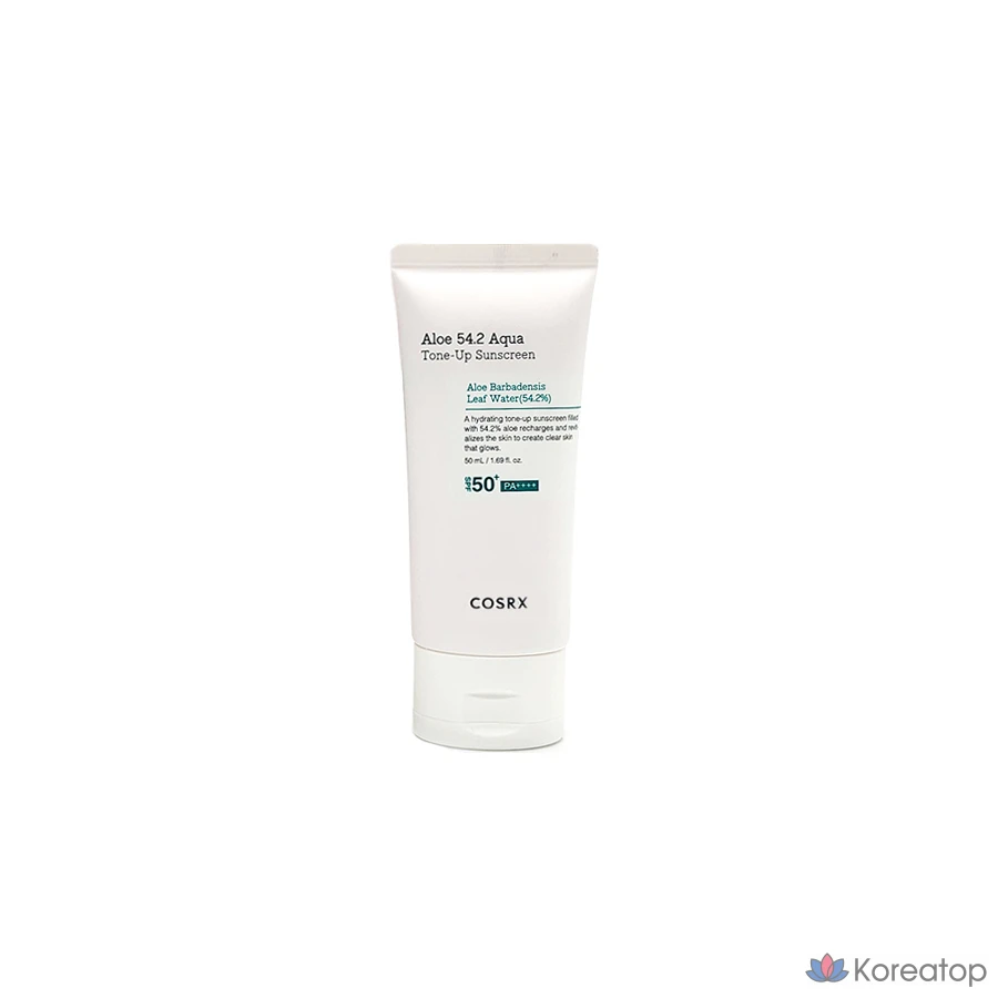 Солнцезащитный крем COSRX Aloe 54.2 Aqua Tone Up Sunscreen SPF50+ PA++++, 50 мл, 1 шт.