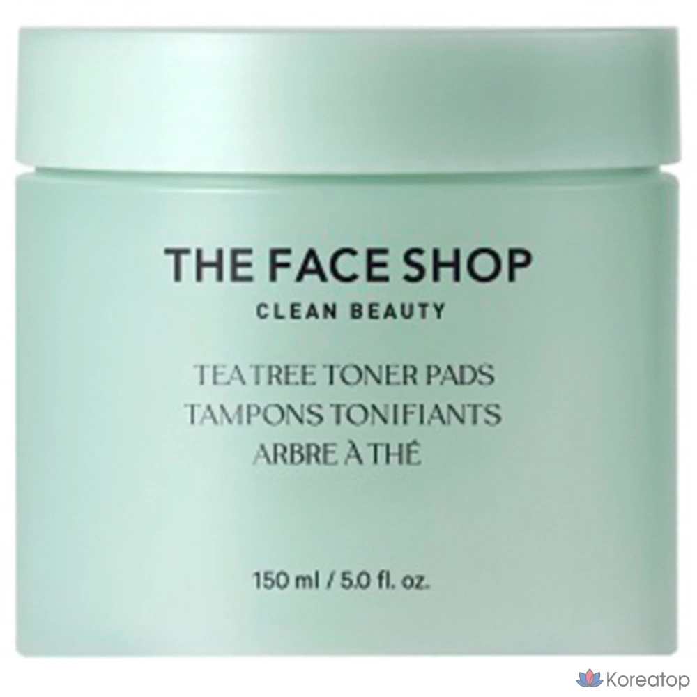 Тонер-пэды The Face Shop Tea Tree Toner Pad, 150 мл, 1 шт.
