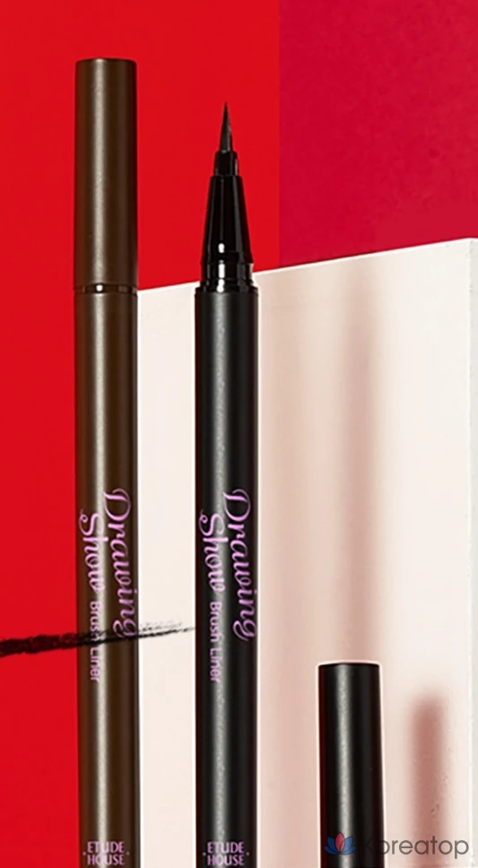 Айлайнер Etude House Drawing Show Brush Liner, оттенок BK801, 0.6 г, 1 шт., фото 5