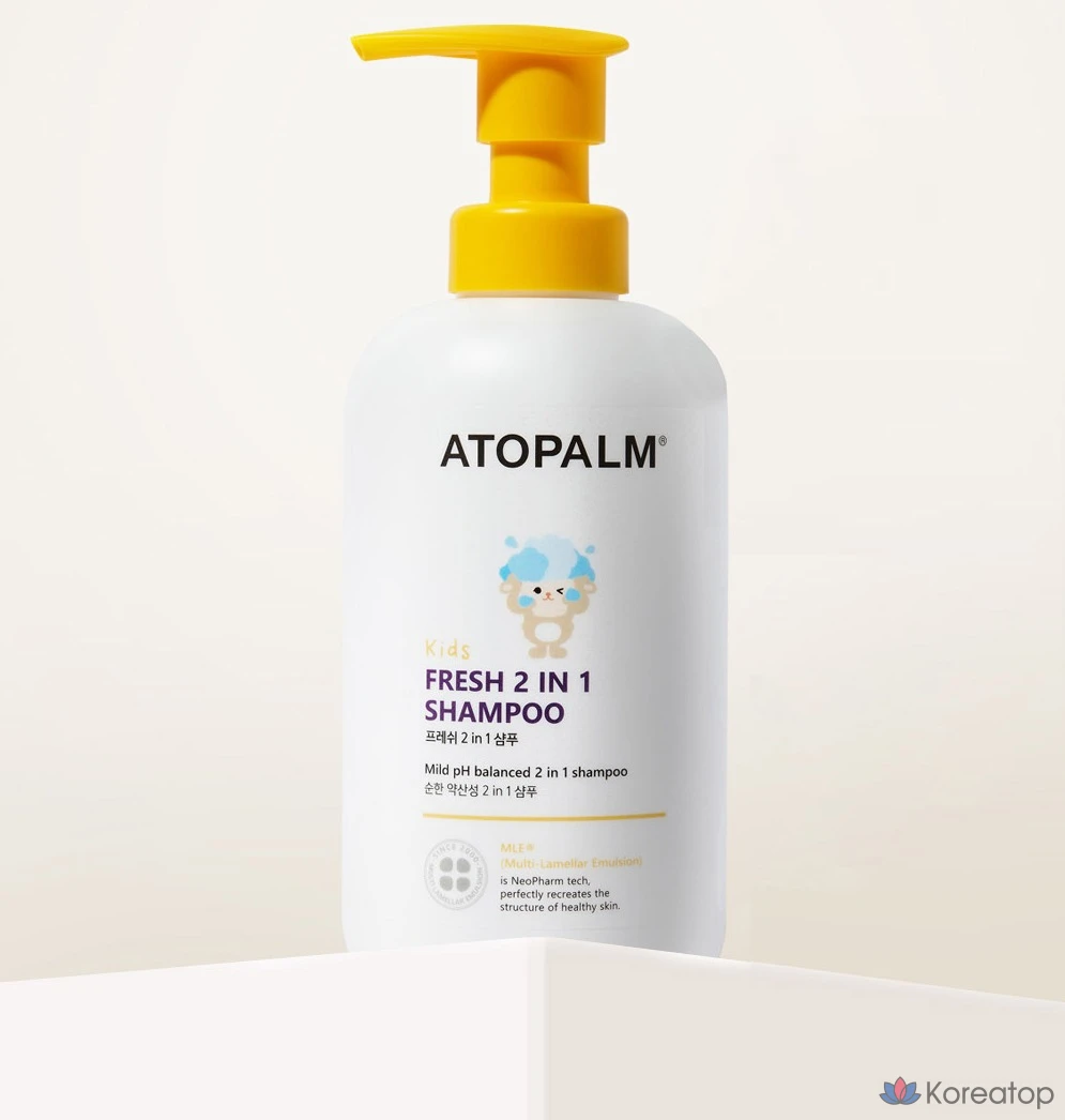 Шампунь 2-в-1 Atopalm Fresh для детей, 460 мл, 1 шт.