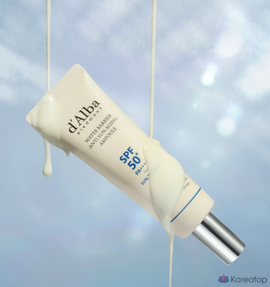 Ампульная сыворотка d'Alba Water Barrier Anti Sun Aging Ampoule SPF50+ PA++++, 50 мл, 1 шт.