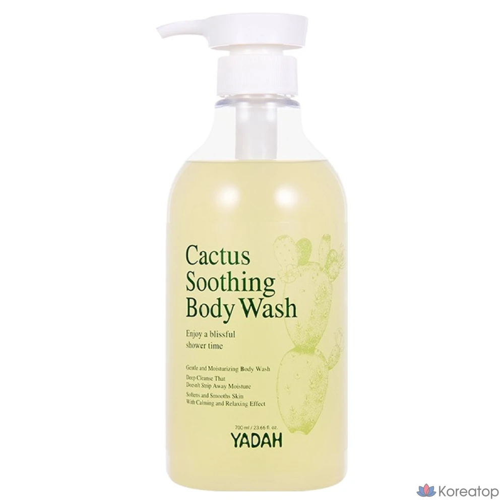Гель для душа Yadah Cactus Soothing Body Wash, 700 мл, 1 шт.