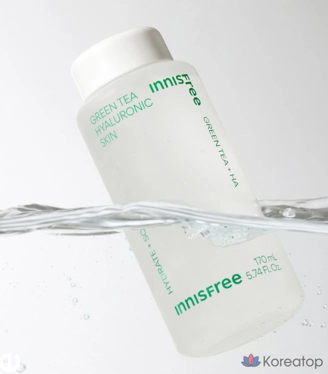 Набор для ухода Innisfree Green Tea Hyaluronic Acid Skincare Set, 1 шт.