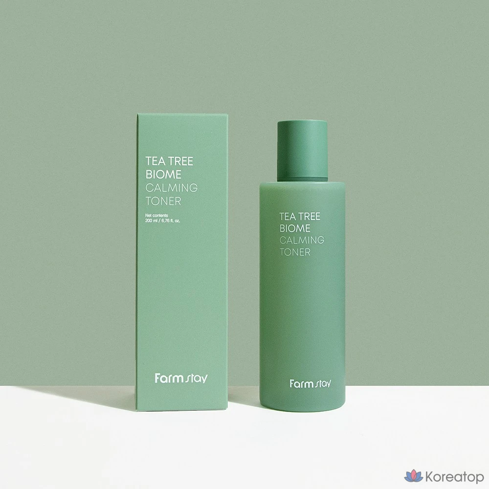 Тонер FarmStay Tea Tree Biome Calming Toner, 200 мл, 1 шт.