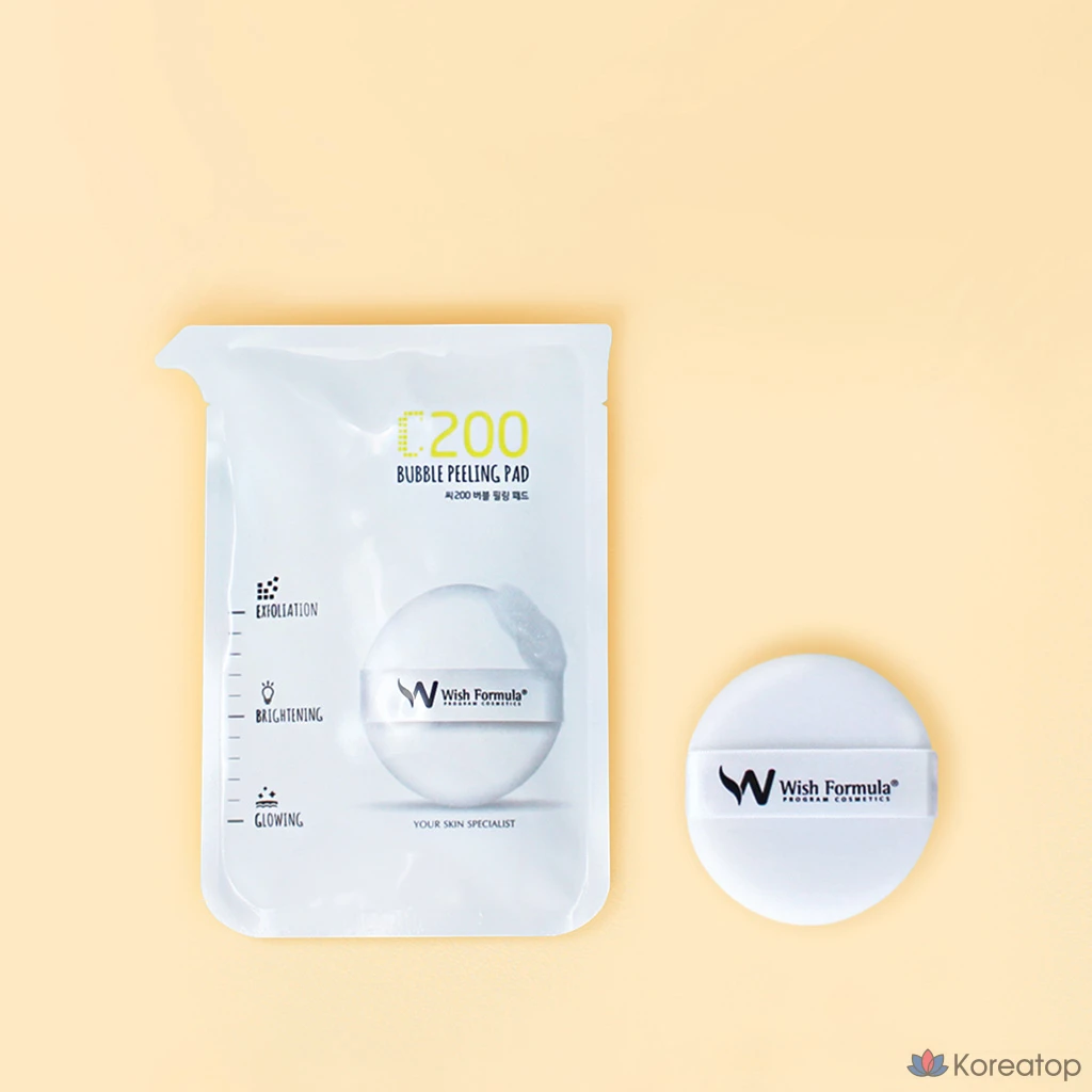 Пилинг-пэды Wish Formula C200 Bubble Peeling Pad, 4 шт.