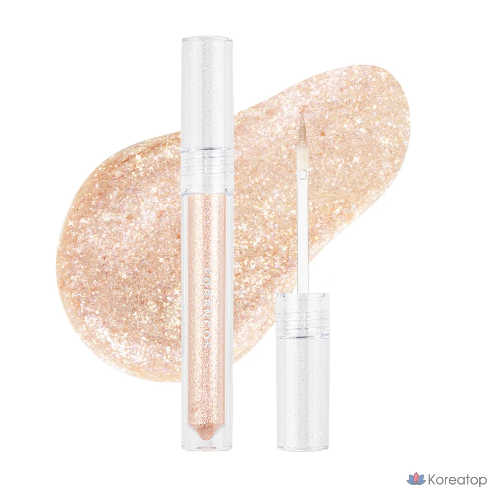 Тинт для губ Forencos Starlight Liquid Glitter, оттенок 01 Moon Flare, 1 шт.
