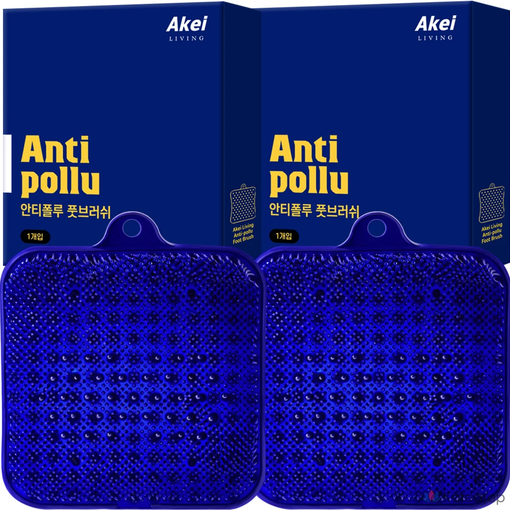 Щетка для ног Akei Derma+ Living Anti-Pollution Foot Brush, 2 шт.