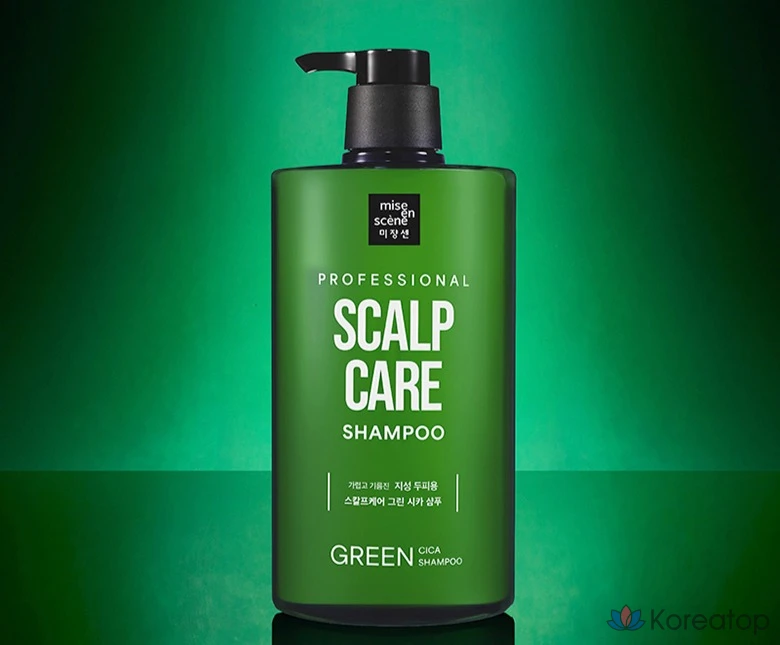 Шампунь Mise en Scene Scalp Care Green Cica Shampoo, 1 л, 1 шт., фото 3