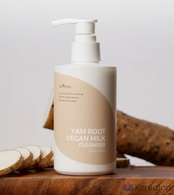Очищающее молочко IsNtree Yam Cleanser Milk, 220 мл, 1 шт.