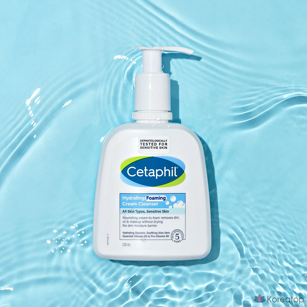 Очищающий крем Cetaphil Hydrating Gentle pH-Balanced Foaming Cream Cleanser, 236 мл, 1 шт.