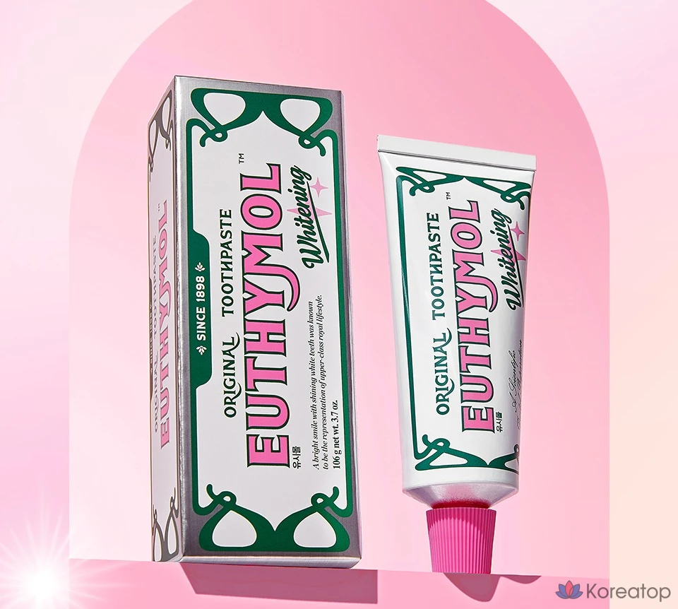 Набор для ухода Euthymol Whitening TM (Зубная паста 2 шт. + Зубная щетка Pink + Сквизер + Трей), 106 г, 2 шт., фото 6
