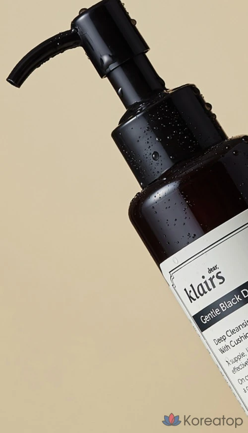Очищающее масло Dear, Klairs Gentle Black Deep Cleansing Oil, 150 мл, 1 шт.