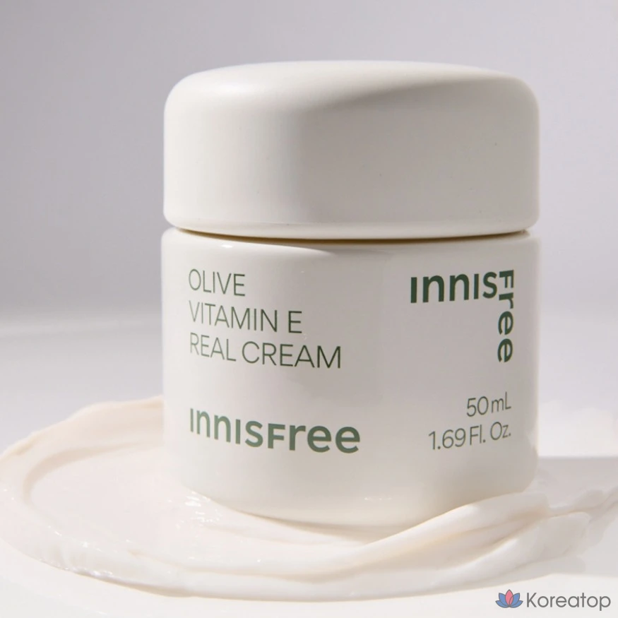 Крем для лица Innisfree Olive Vitamin E Real Cream, 50 мл, 1 шт.