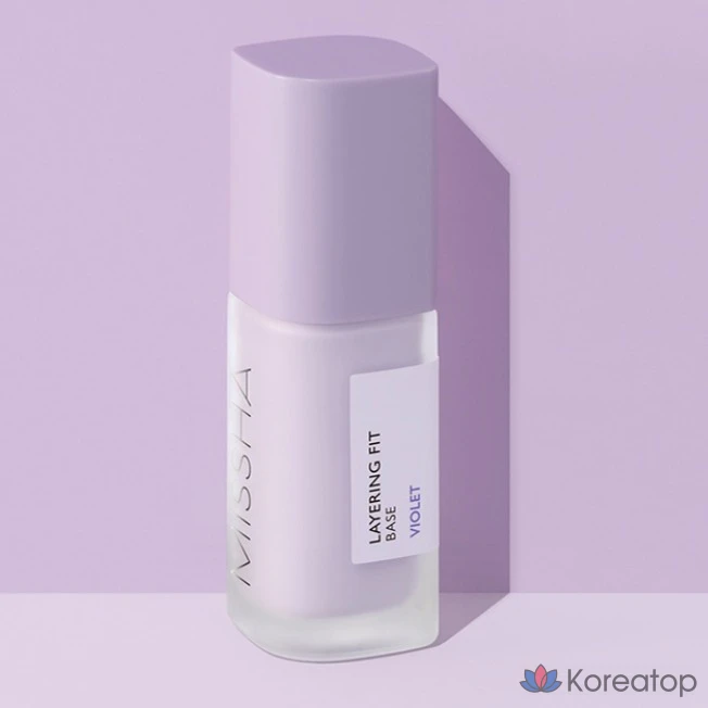 Тонер-база под макияж Missha Layering Fit Makeup Base, оттенок Violet, 35 мл, 1 шт.