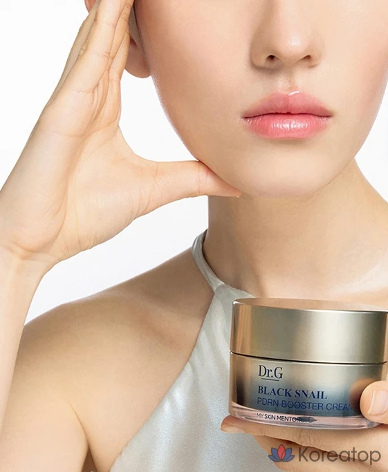 Крем-маска Dr. G Black Snail PDRN Booster Cream Mask, 50 мл, 5 шт., фото 6
