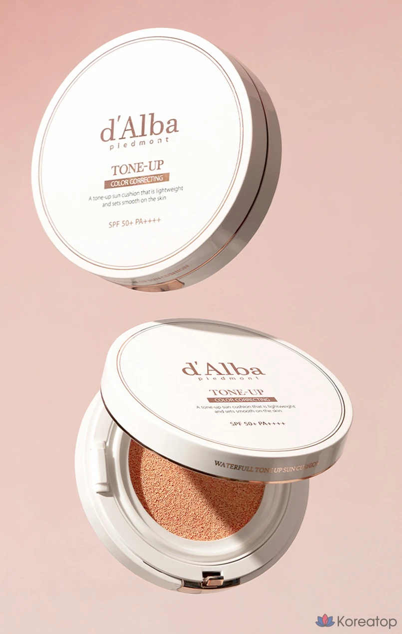 Тональный кушон d'Alba Waterfull Tone Up Sun Cushion SPF50+ PA++++, 15 г, 1 шт.