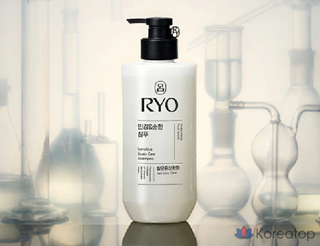 Шампунь для чувствительной кожи головы Ryo Sensitive & Mild Hair Loss Relief Shampoo, 480 мл, 1 шт.