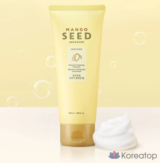 Очищающая пенка The Face Shop Mango Seed Silk Moisture Cleansing Foam, 150 мл, 1 шт.