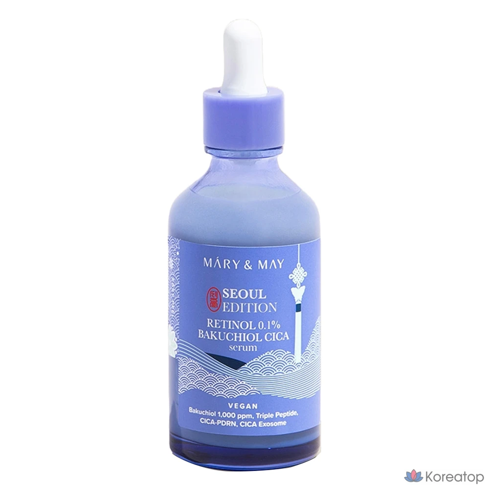 Сыворотка Mary&amp;May Retinol 0.1% Bakuchiol Cica Serum, 80 мл, 1 шт.