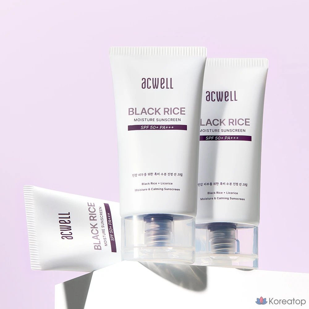 Солнцезащитный крем Acwell Licorice pH Balancing Sun Cream SPF50+ PA+++, 50 мл, 1 шт.