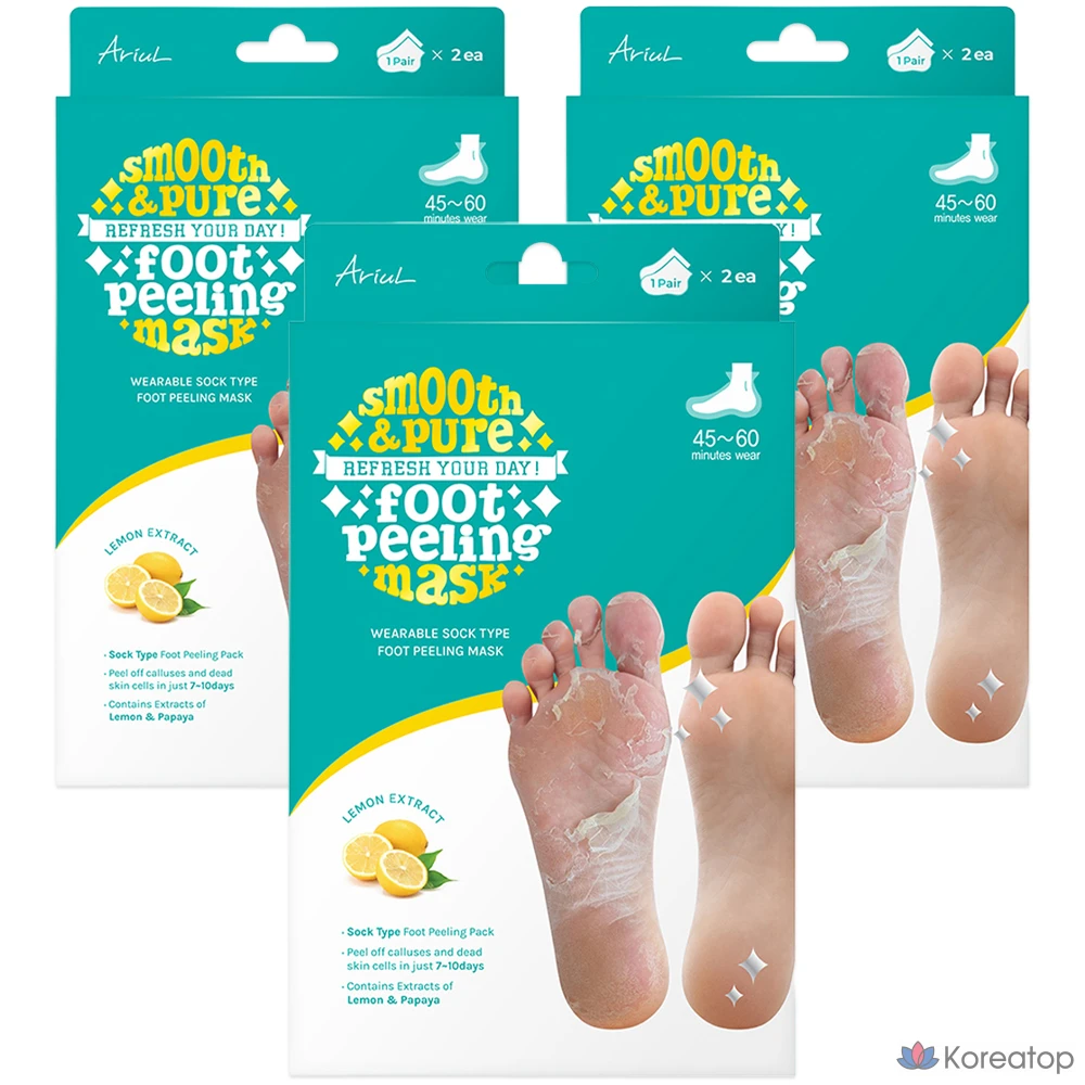 Пилинг для ног Ariul Smooth & Pure Foot Peeling Mask, 68 г, 6 шт.