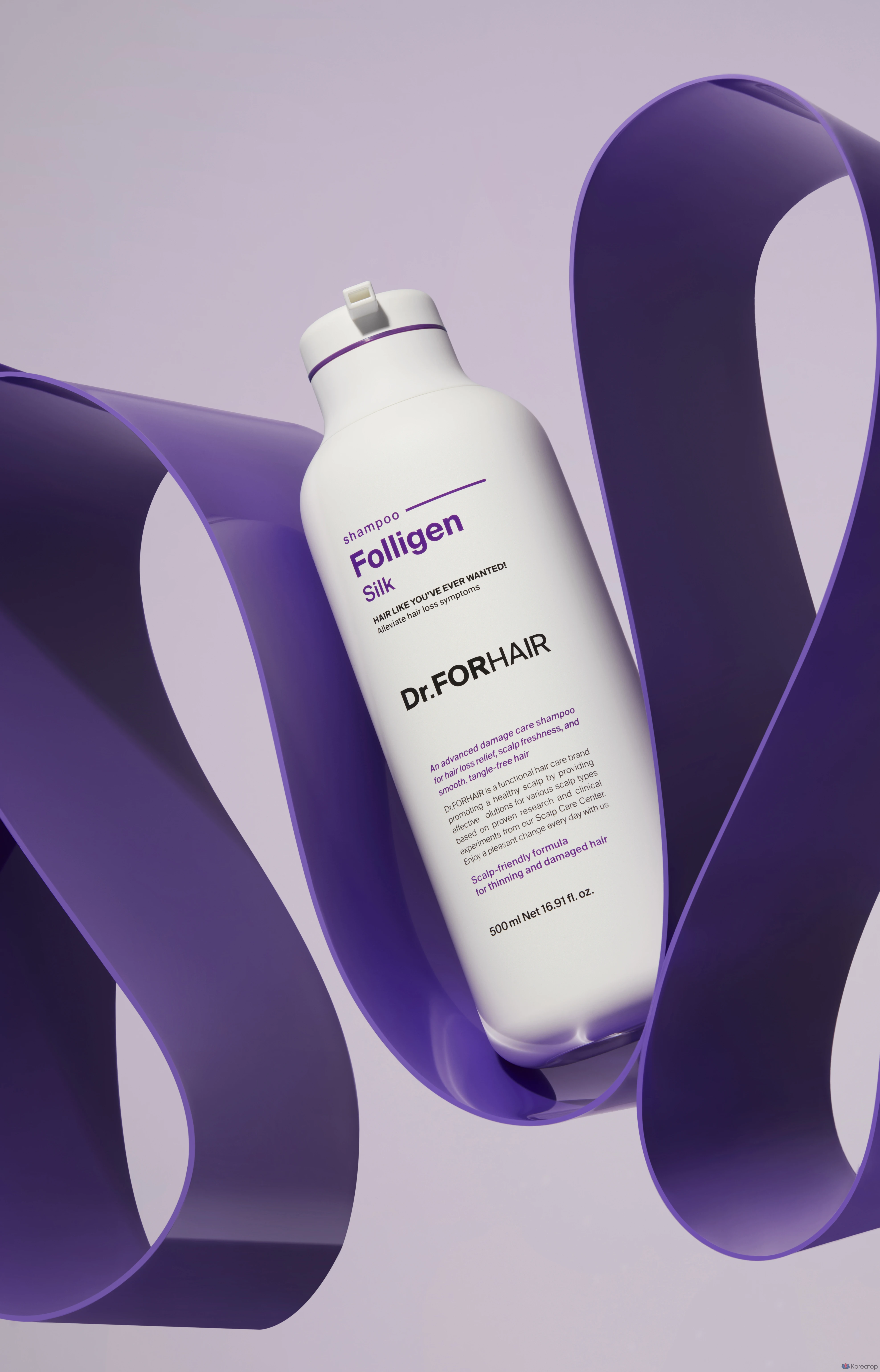 Шампунь Dr. Forhair Damage Care Scalp & Hair Loss Polygene Silk Shampoo, 500 мл, 1 шт., фото 2