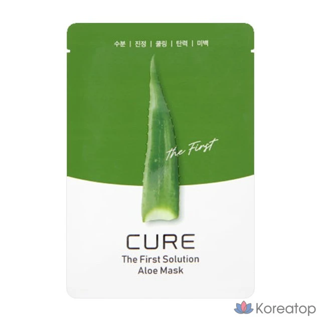 Тканевая маска для лица KIM JEONG MOON Aloe CURE The First Solution Aloe Mask, 30 шт.