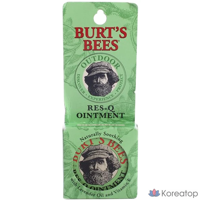Бальзам для губ Burt's Bees Rescue Ointment, оттенок Rosemary / Lavender, 15 г, 1 шт.
