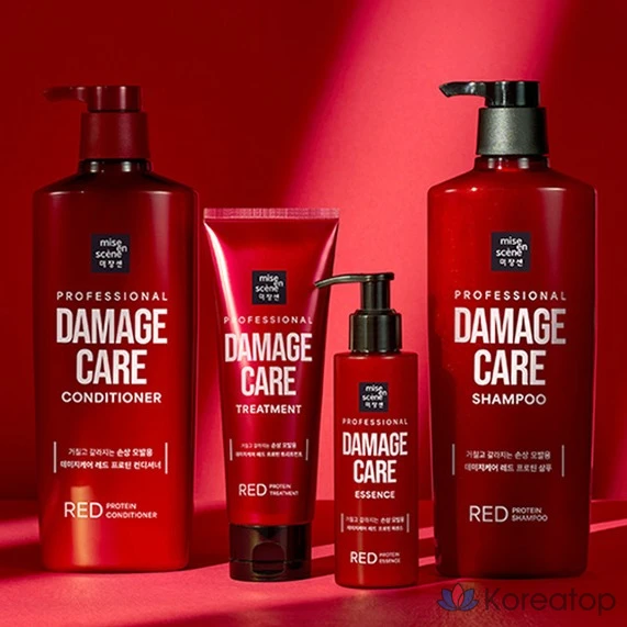 Шампунь Mise en Scene Damage Care Red Protein Shampoo, 680 мл, 1 шт.