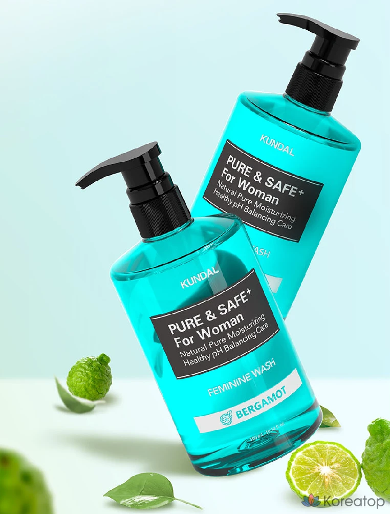 Средство для интимной гигиены Kundal Pure and Safe, аромат бергамота, 300 мл, 1 шт.