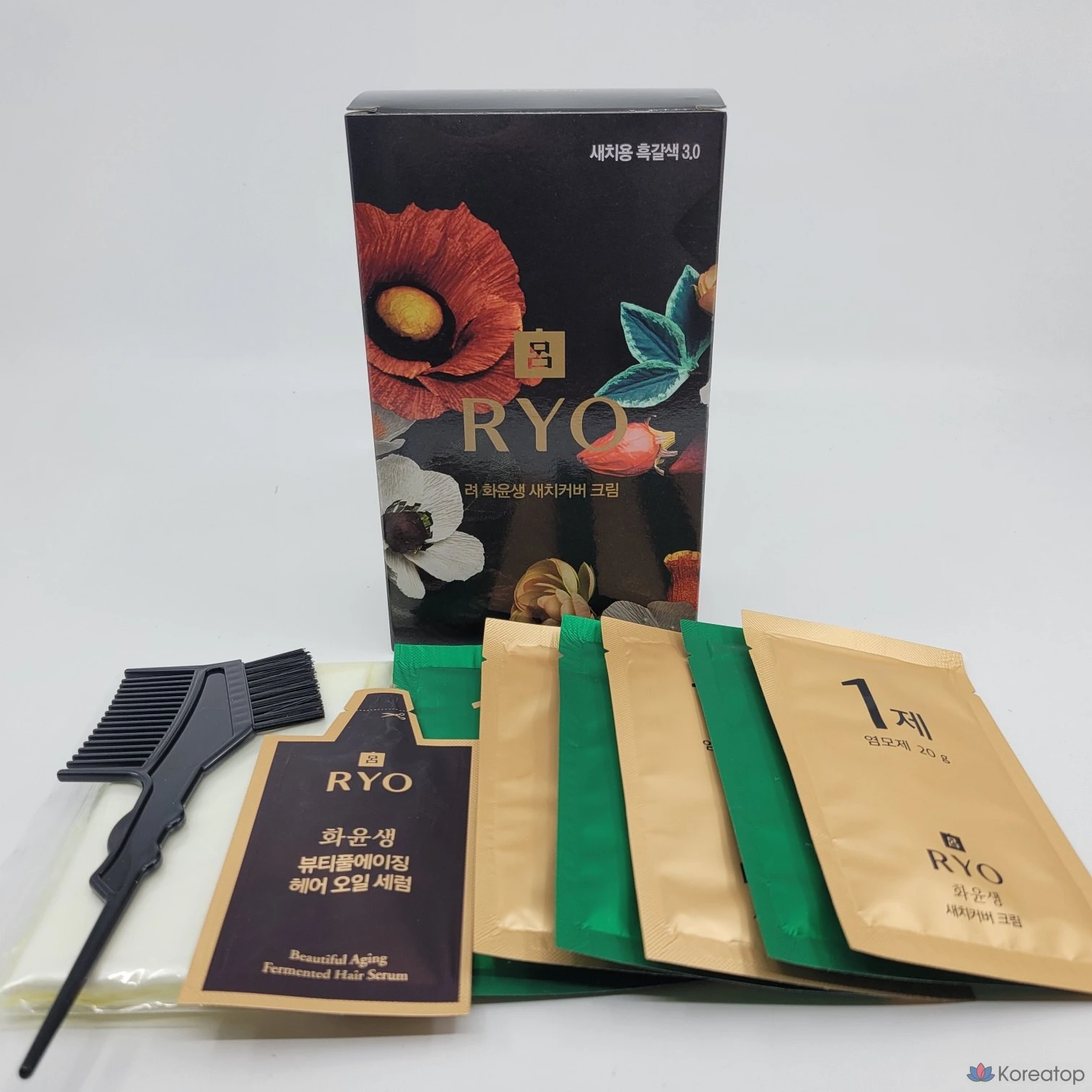 Кушон Ryo Hwayoonsaeng Saichi Cover Cream, оттенок 3.0 Dark Brown, 1 шт.