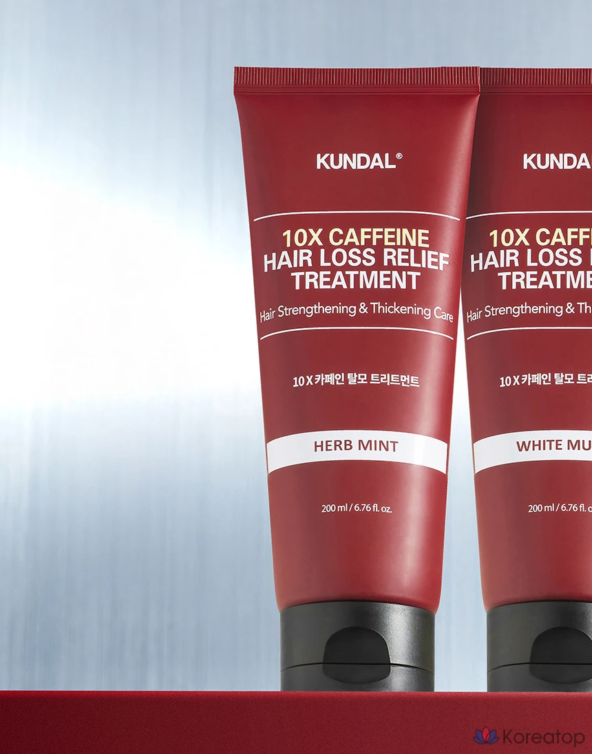 Триатмент для волос Kundal Ten-X Caffeine Hair Strengthening Anti-Hair Loss Treatment, аромат White Musk, 200 мл, 1 шт.