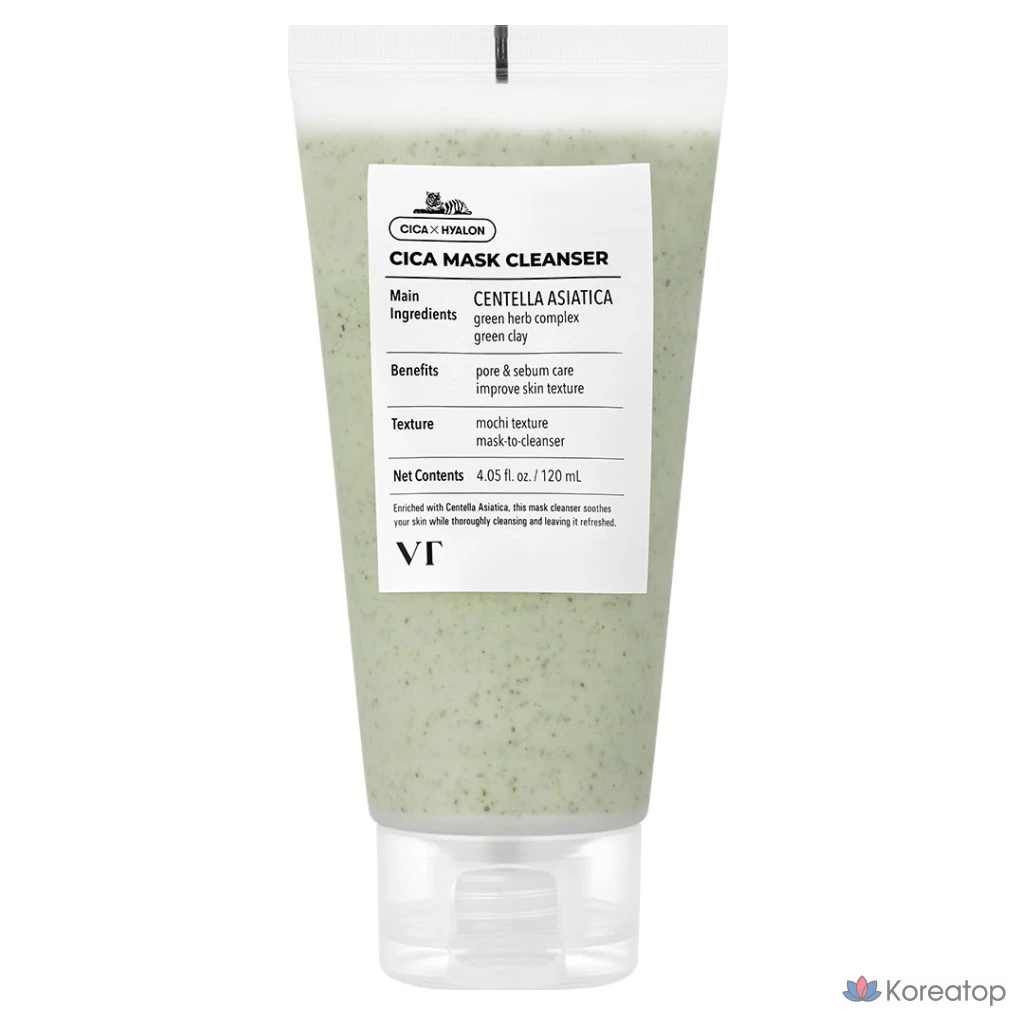 Очищающая маска VT Cosmetics Cica Mask Cleanser, 120 мл, 1 шт.