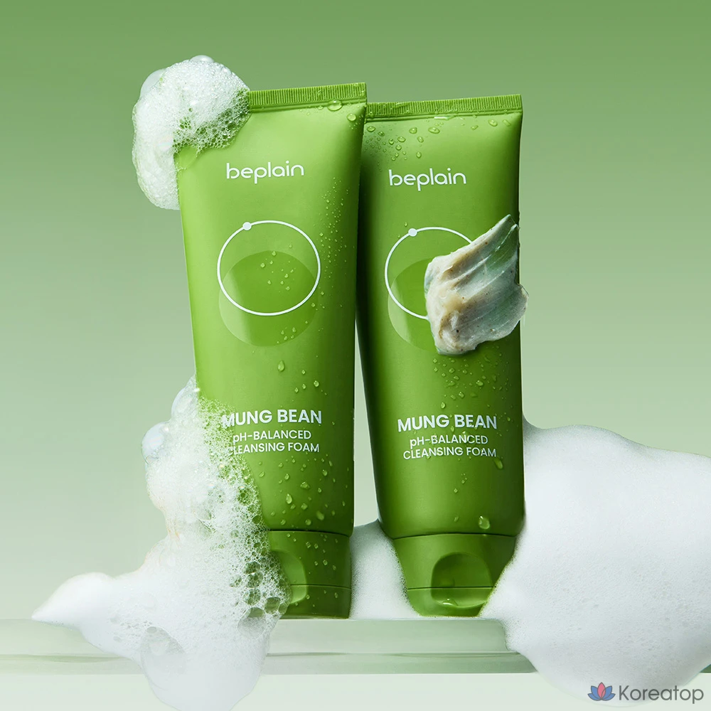 Очищающая пенка Beplain Greenful pH-Balanced Cleansing Foam, 120 мл + 80 мл, 1 шт.
