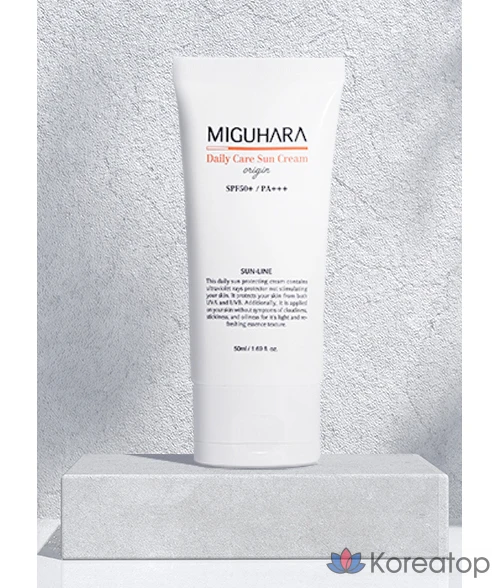 Солнцезащитный крем Miguhara Daily Care Sun Cream Origin SPF50+ PA+++, 50 мл, 1 шт.