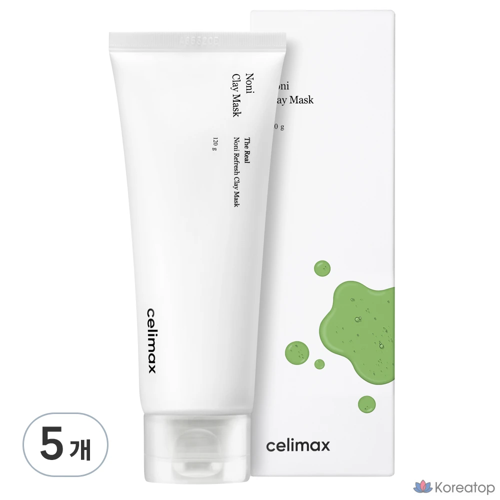 Очищающая глиняная маска Celimax The Real Noni Refresh Clay Mask, 5 шт.