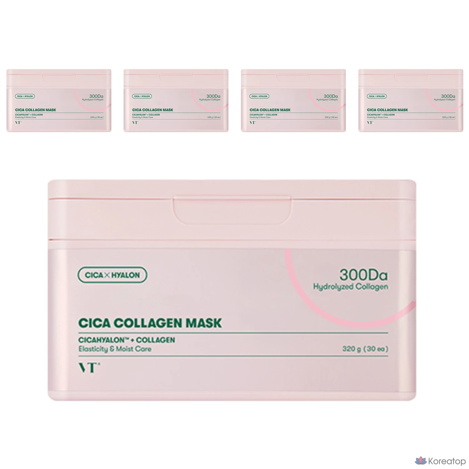 Тканевая маска для лица VT Cosmetics Cica Collagen Mask, 150 шт.