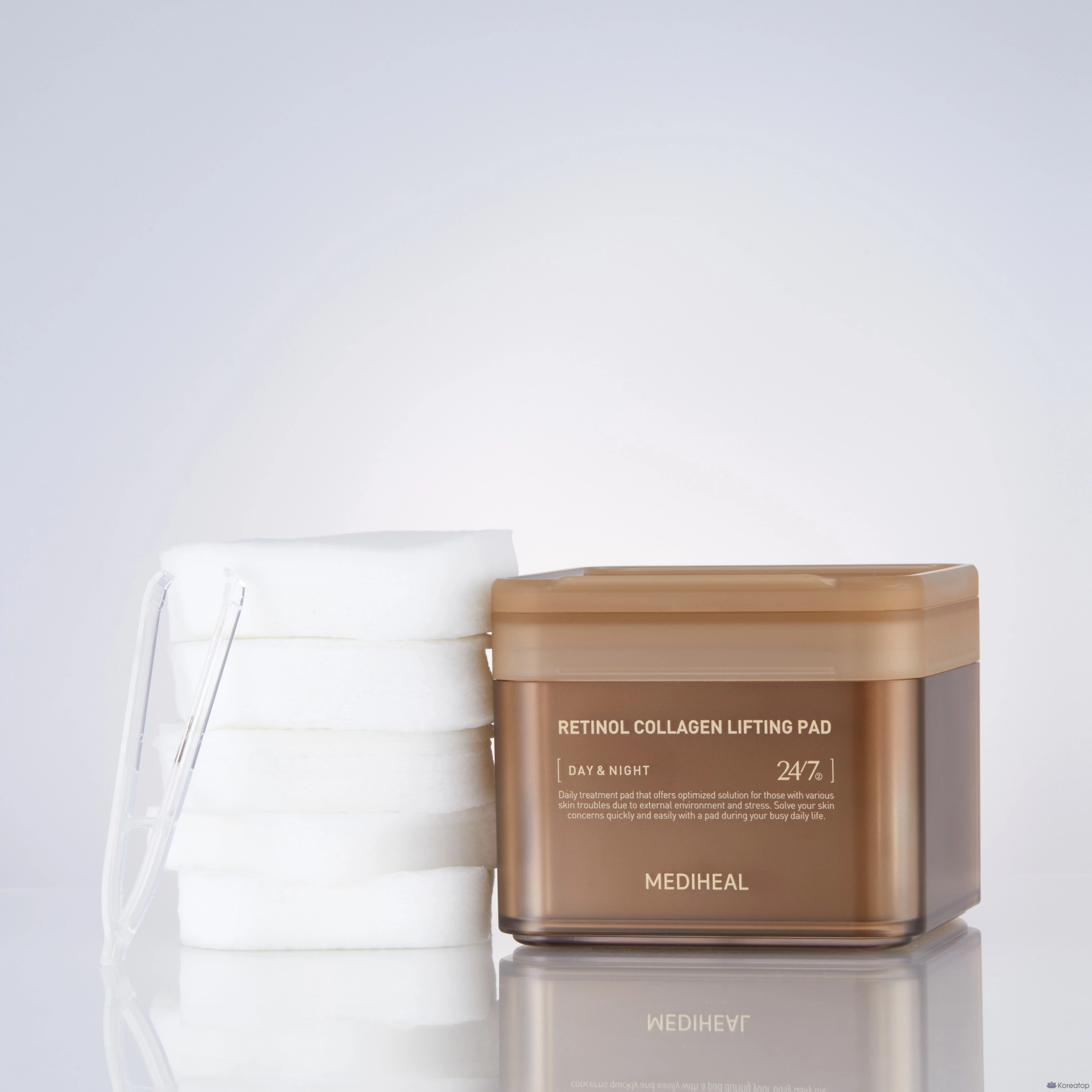 Пэды для лица MEDIHEAL Retinol Collagen Elasticity Pad, 180 мл, 100 шт.