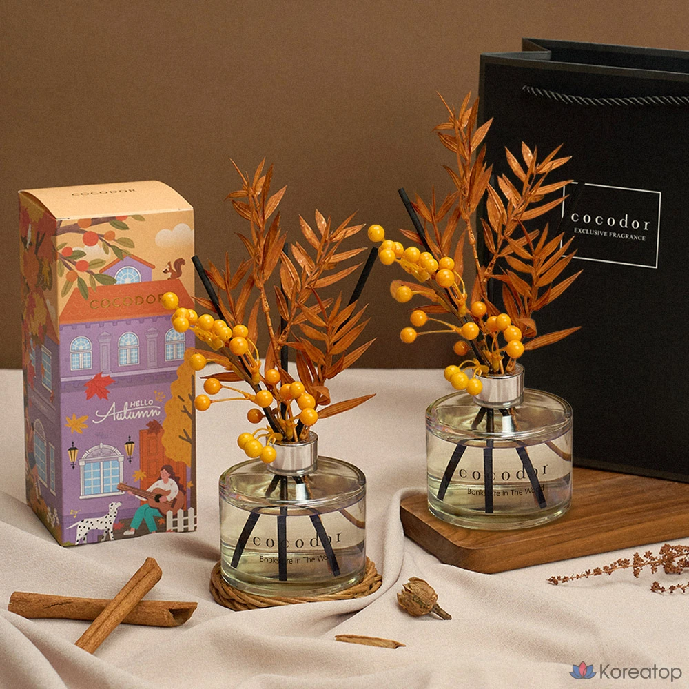 Диффузор для дома Cocodor Autumn Diffuser, Books in the Wood, 200 мл, 2 шт., фото 2