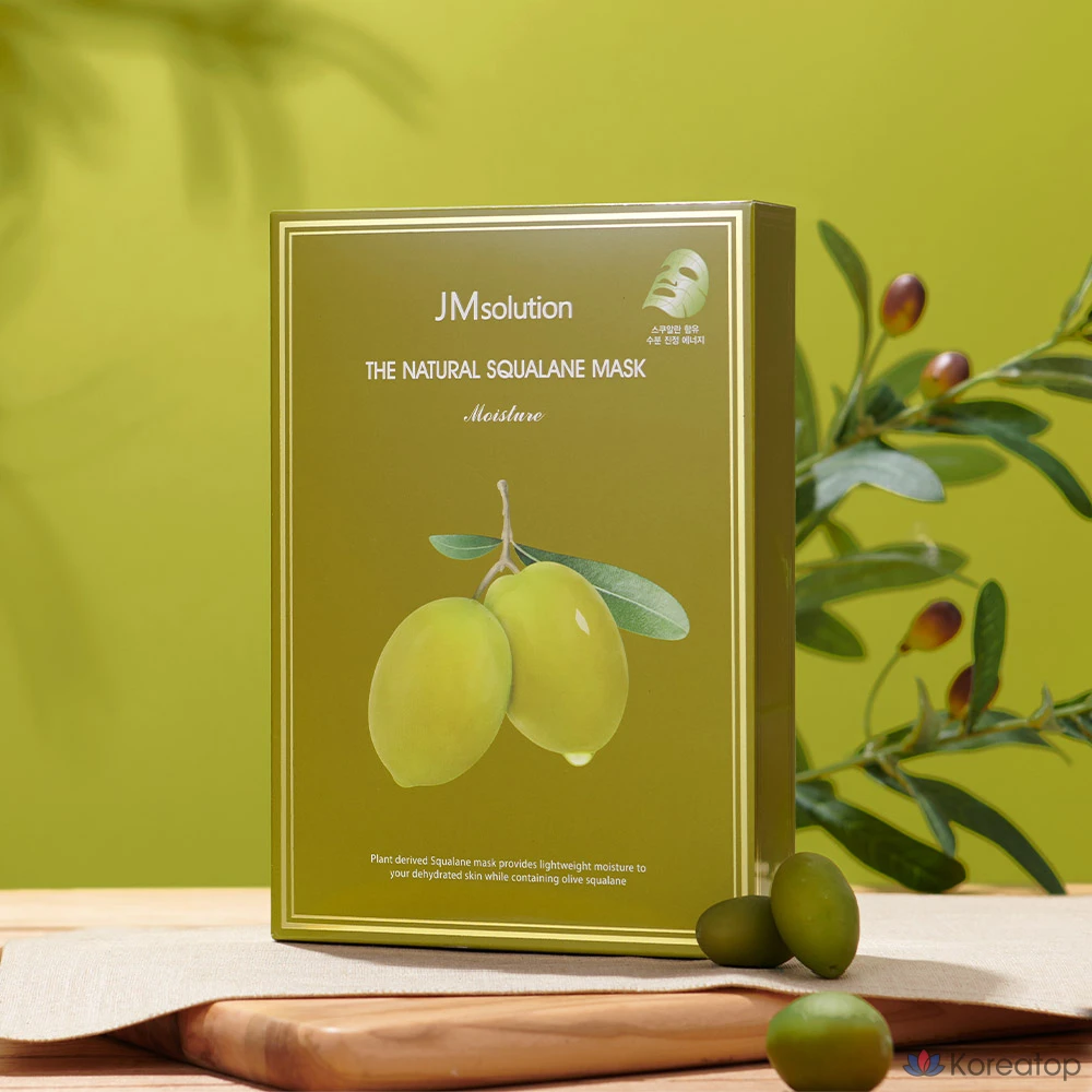 Тканевая маска для лица JM Solution The Natural Squalane Mask, 40 шт.